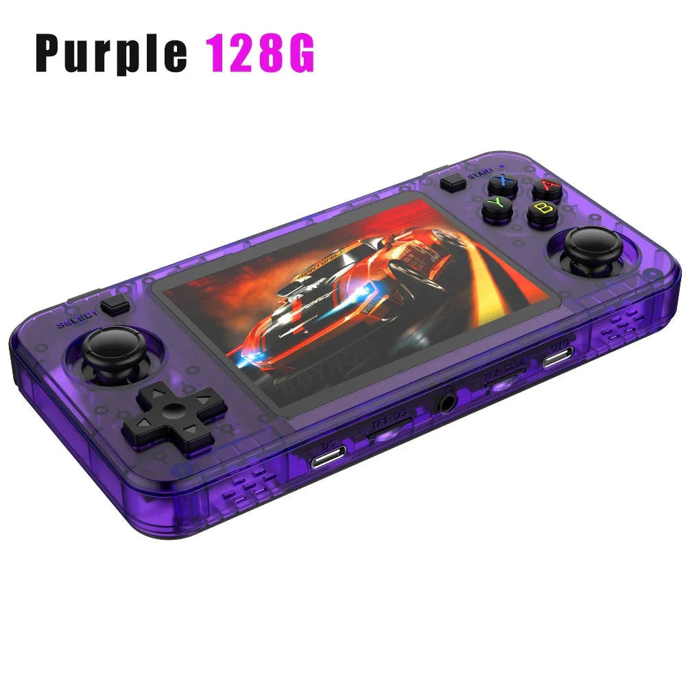 New R36H Retro Handheld Console Open-Source Linux System Classic Game Consoles 3.5 inch IPS Screen 64G Portable Video Player