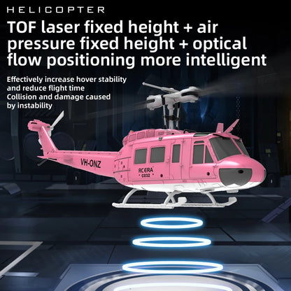 C032 RC Helicopter 2.4G 6-Aixs Gyroscope 6CH Altitude Hold Optical Flow Brushless Remote Control Helicopter Toys For Kid Adult