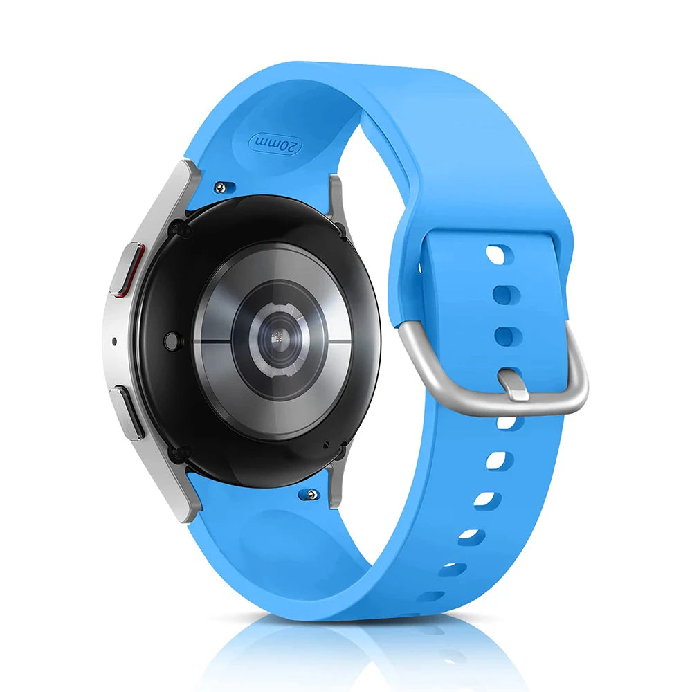 Silicone Strap For Samsung Galaxy Watch 7 6 5 4 44mm 40mm pro 45mm Sport 20mm Watchband Bracelet Galaxy Watch6 Classic 43mm 47mm