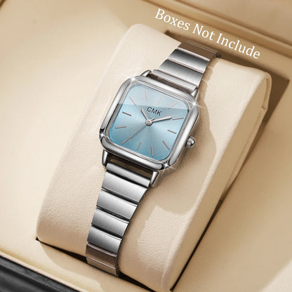Fashion Square Women Watches Luxury Ultra-thin Strap Ladies Quartz Wristwatch For Ladies Clock Reloj Mujer（Without Box）