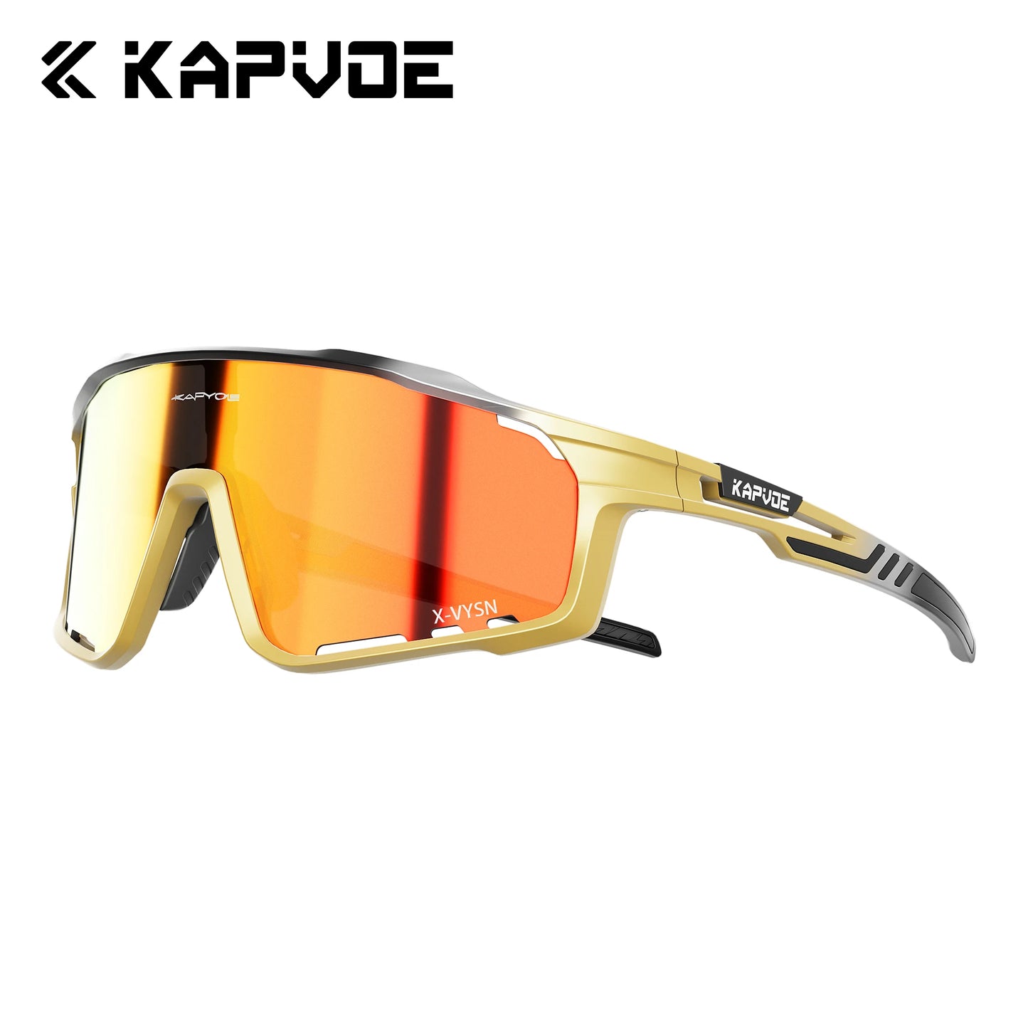 Kapvoe UV400 Cycling Sunglasses Men MTB Sport Glasses Outdoor Hiking Camping Goggles Women Road Bike Bicycle TR90 Frame 2023