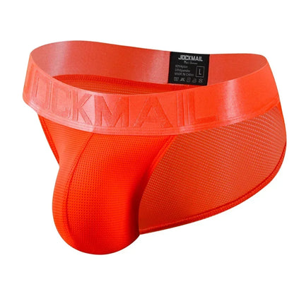 Sexy Man's Underwear Briefs Underpants Nylon Mesh Quick Dry Men's Briefs Bikini Slip Men's Tanga Briefs Nylon  SPANDEX