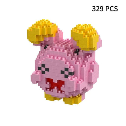 Building Blocks Assembly Anime Picachu Charizard Doll Blastoise Bulbasaur Gengar Bricks Figures Toy for Kid Gift hot