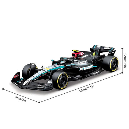 New 2024 F1 Bburago 1:43 Mclaren Mcl38 Miami Gp Monaco Gp Amg W15 F1 Alloy Miniature Diecast Model F1 Champion Mcl38 Toys Gift