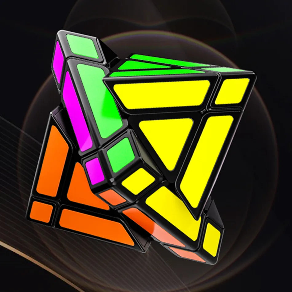 New FanXin Fun FTO Rotating Octahedron 3x3 Hexagonal Prism Special-Shaped Magic Cube Speed Fidget Cubo Magico Puzzle Toys Gifts