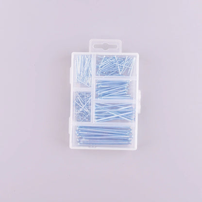 280pes Steel Nail Round Head Tack For Jewelry Box Hinge Golden Silver Antique Brass Fastener Pushpin Hardware