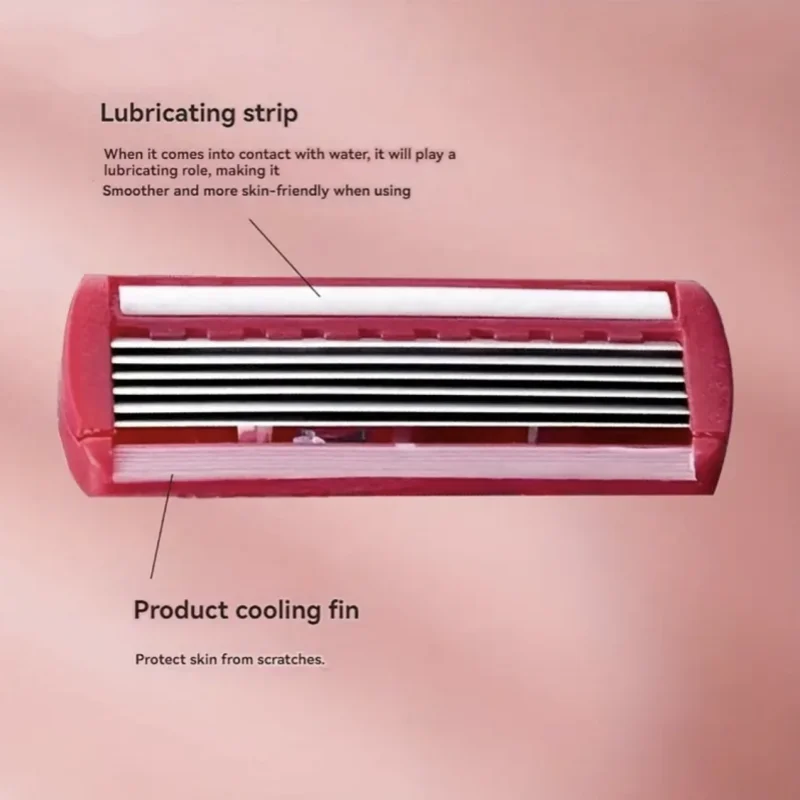 Razor for women 6-Layer blade leg hair underarm shaving knife 6-layer blades razor cross-border spot manual razor Leg shaver