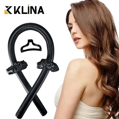 Hair Curling Rod Headband No Heat Hair Curlers Rollers Ribbon DIY For Hair Styling Tool Sleeping Soft Curl Bar Wave Formers