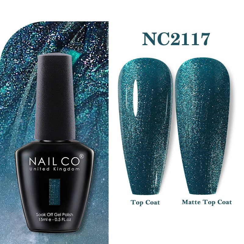 NAILCO 131Colors Vernis Semi Permanent UV Varnish Gel Nail Polish Nails Art Gel Manicure TOP BASE Varnish Hybrid