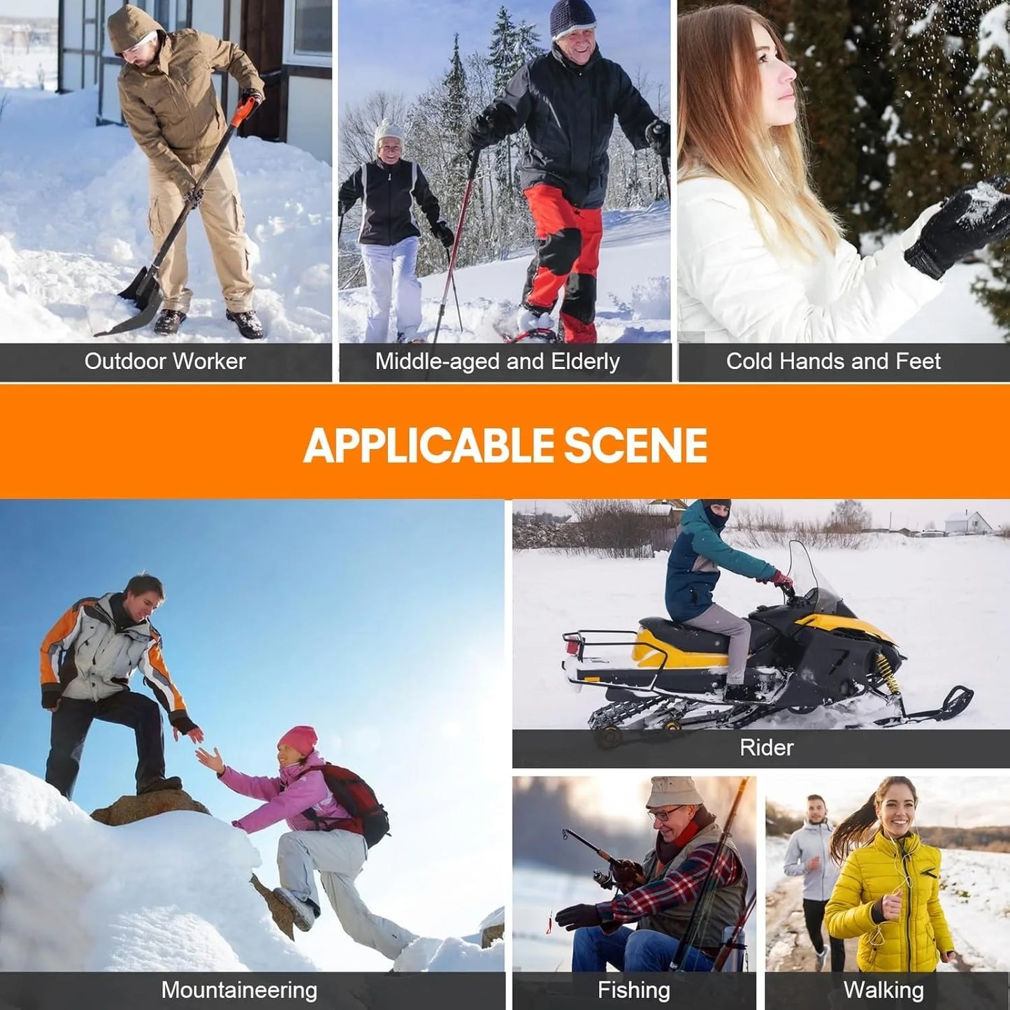 New Heated Socks Rechargeable 6000mah Electric Heated Skiing Socks Snowboarding Outdoor Sports Foot Warmer Winter Thermal Socks