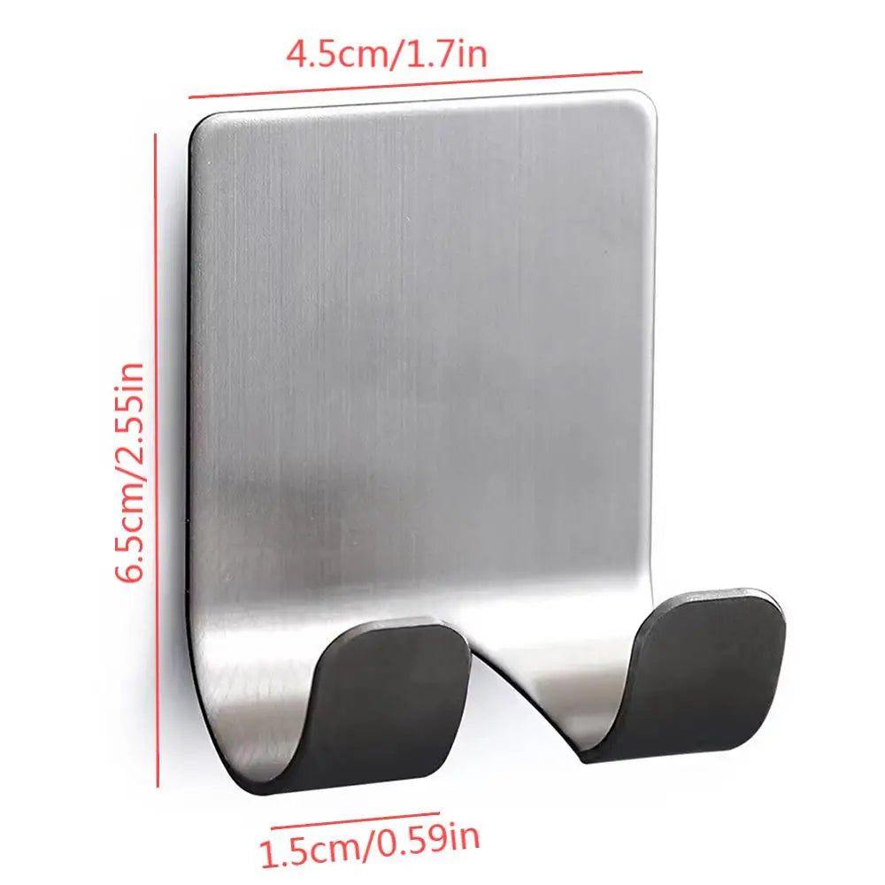 2pcs Razor Holder 304 Stainless Steel Men Shaving Shaver Razor Stand Shelf Shaving Razor Storage Rack Bathroom Hook Organizer