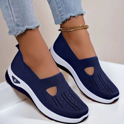 Summer Breathable Non-slip Soft Sole Elderly Shoe Women's Casual Shoes Middle-aged and Elderly Walking Flat Shoes Fo Women