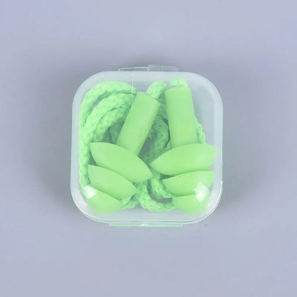 1 Pc Silicone Ear Plugs Sleep Earplugs Noise Reduction Swimming Earplugs With Rope For Diving Underwater Ear Plugs