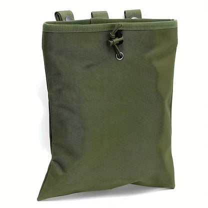 Tactical Hunting Molle Drawstring Magazine Dump Pouch Large Folding Recycling Bag garbage Bag Outdoor Ammo Storage Pack