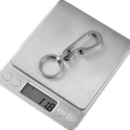 Titantium Carabiner Keychain Carabiner Hook Key Ring Key Holder with Bottle Opener for Camping Hiking Fishing Travel Outdoor