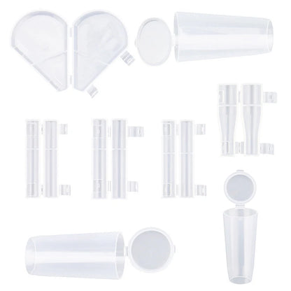 Makeup brush dust protection cover anti-frying wool protective storage tool portable waterproof plastic