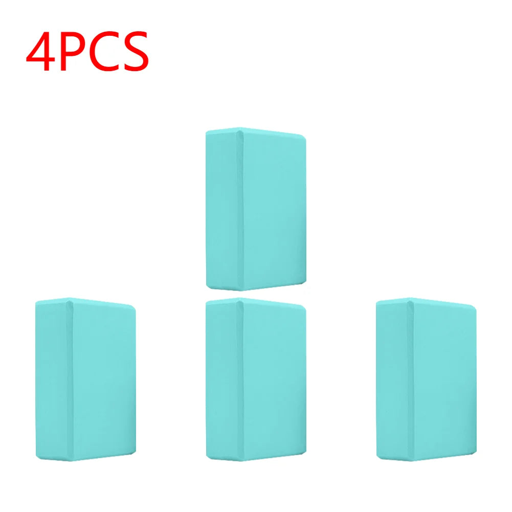 EVA Yoga Block Solid Color Gym Training Blocks Moisture-Proof High Density Yoga Blocks Body Shaping Yoga Blocks for Yoga Pilates