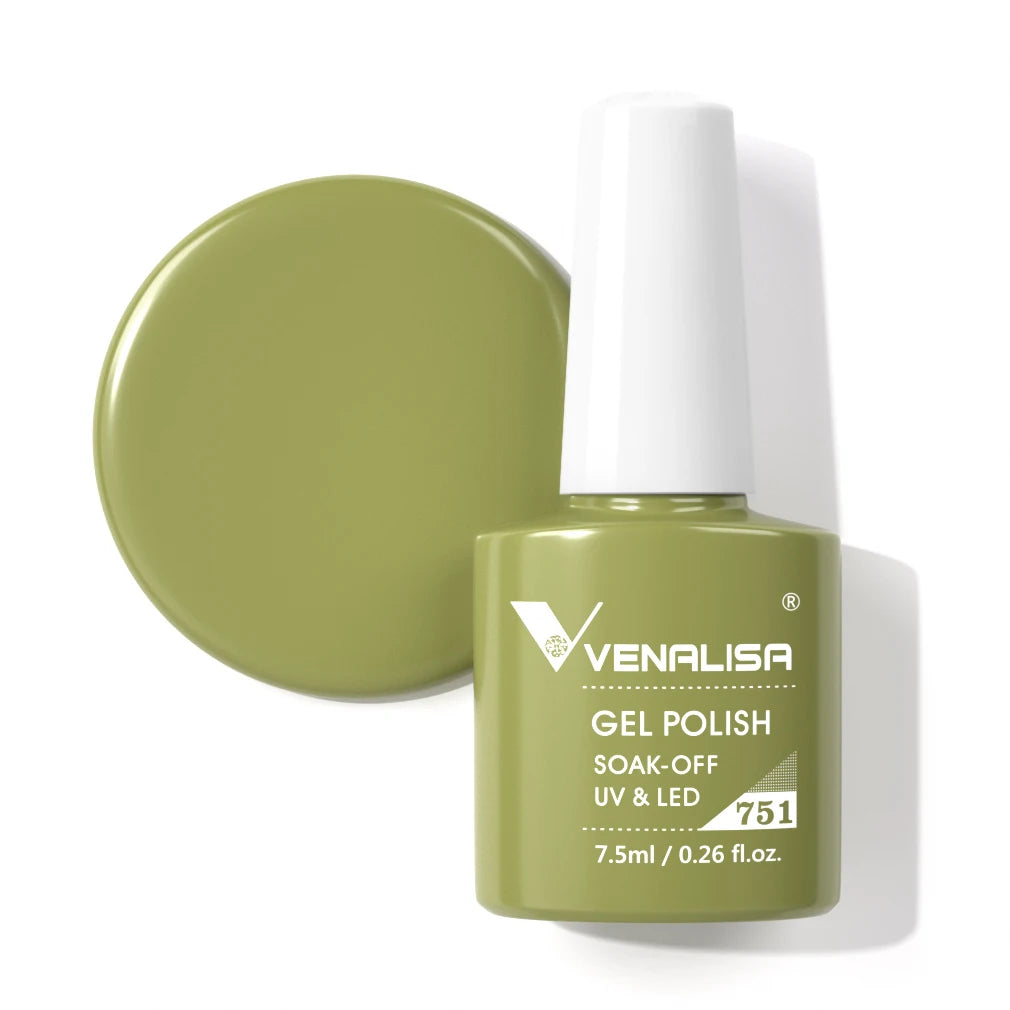 Venalisa HEMA TPO FREE Nail Gel Polish Glitter Gorgeous Full Coverage Soak Off UV LED French Nail Jelly Pink Nude Collection