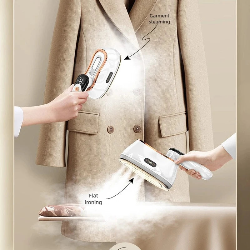 Handheld steam hanging iron 1200W four-speed adjustment folding handle portable small household ironing machine