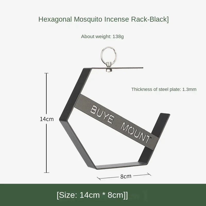 Outdoor Mosquito Coil Tray Camping Tools Tourist Hiking Mosquito Coil Holder Camping Supplies Hanging Mosquito Coil Holder