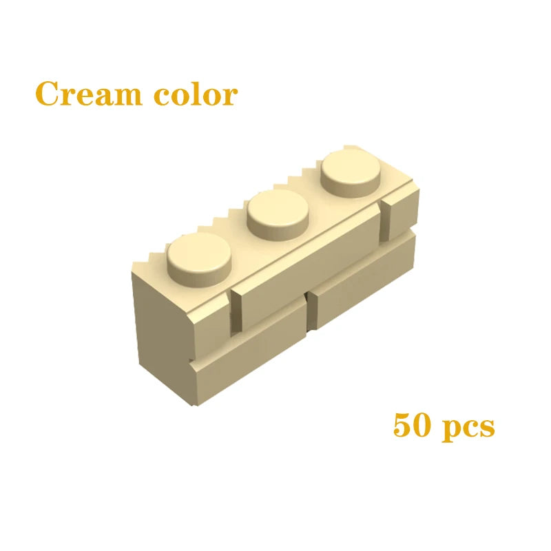 DIY Building Blocks Figures City MOC Thick Wall Bricks Educational Creative Toys for Children Size Compatible with All Brands