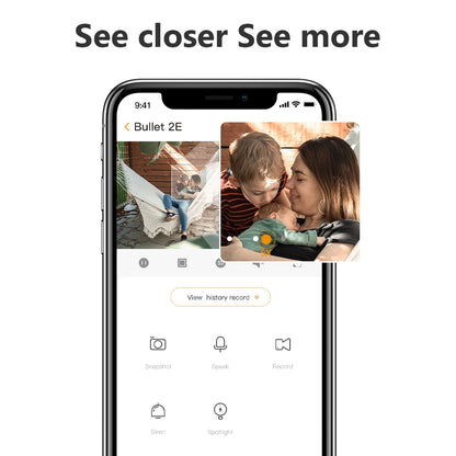 IMOU Bullet 2E 5MP 3K Built-in Spotlight Full Color WiFi Camera Outdoor IP67 Waterproof Home Security Human Detect IP Camera
