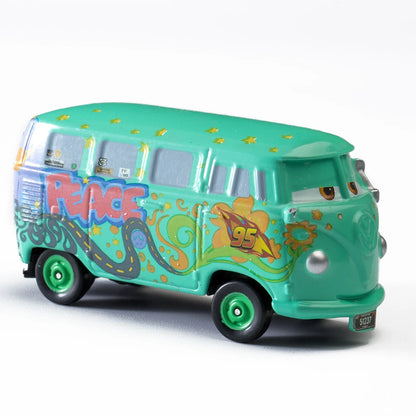 Cars Disney Pixar Cars Lightning McQueen Mater Jackson Storm The King Mater 1:55 Metal Alloy Car Toy Model Toys Children Gifts