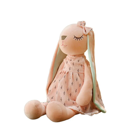35CM/14inch Cute Bunny  by Soothing Rabbit Doll Sleeping Doll, Stuffed Animals Kids Plushie Doll Toy