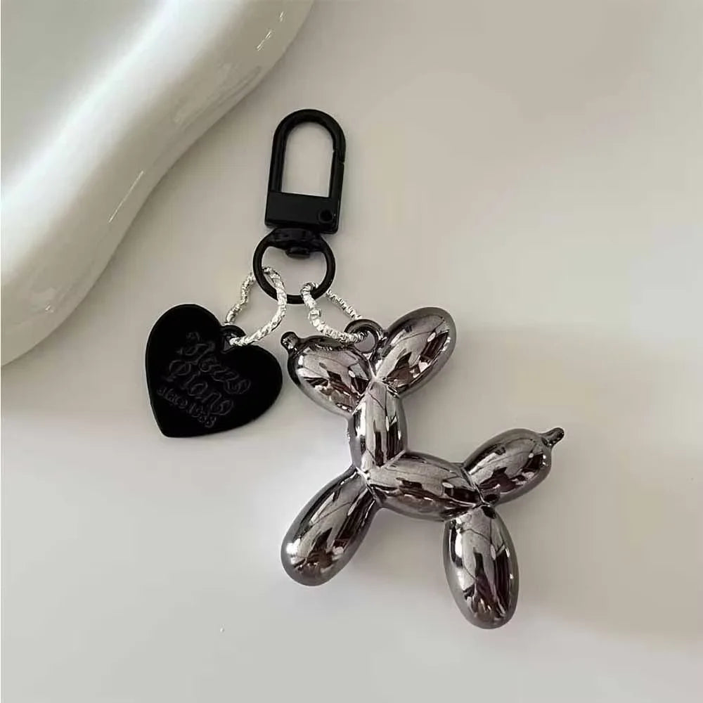 Y2K Balloon Dog Keychain Models for Girls Sweet Ins Style Balloon Dog Phone Chain Key Buckle Accessories Bag Pendant Toys New