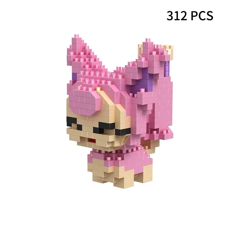 Building Blocks Assembly Anime Picachu Charizard Doll Blastoise Bulbasaur Gengar Bricks Figures Toy for Kid Gift hot