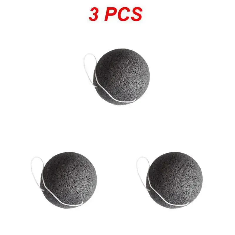 1/3/5/10PCS Konjac Sponge Beauty Essentials 100% Natural Konjac Puff Facial Pore Cleaner Washing Sponge Face Skin Care Tools