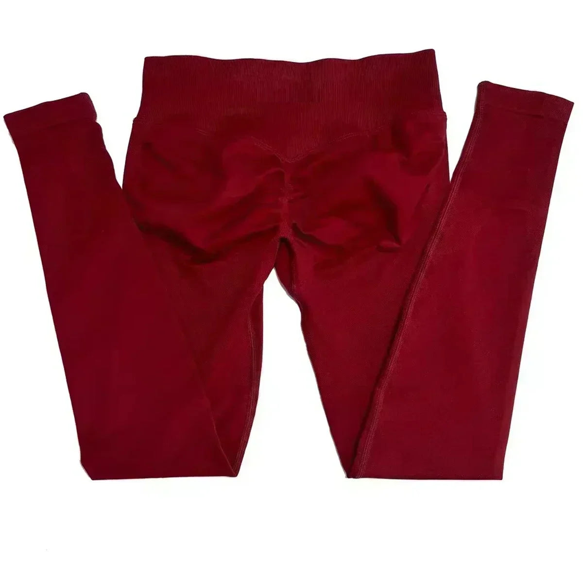 No Logo Scrunch Bum Gym Legging for Women Low Waistband Seamless Yoga Legging Workout Yoga Pants Push Up Sports Tights