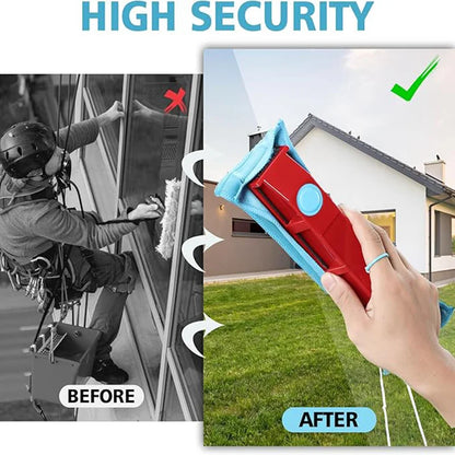 Double Sided Glass Brush Magnetic Glass Wipe Household Double-layer Hollow Glass High-rise Window Artifact Cleaning Tools 3-30mm