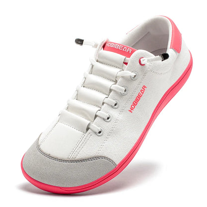 HOBIBEAR Womens Mens Barefoot Shoes | Zero Drop | Wide Toe Casual Canvas Sneakers Minimalist Walking Shoes