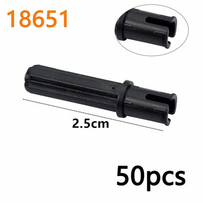 MOC Bolt Pin with Friction Peg Cross Axle Technical Building Blocks DIY Connector Bricks Compatible 2780 3673 77765 32556  32054