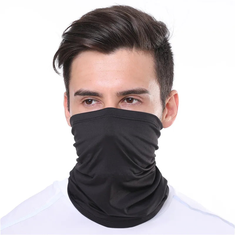 Outdoor Sport Bandana Military Tube Scarf Fishing Cycling Tactical Hiking Face Cover Neck Gaiter Half Mask Headband Men Women