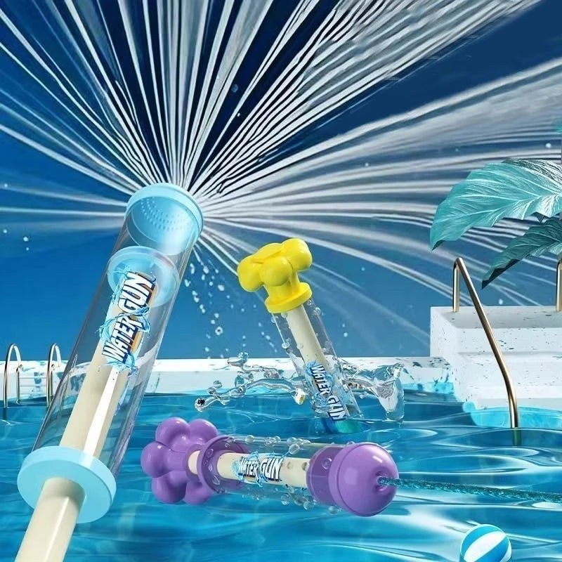 Fireworks Spray Water Pull-Back Water Gun Outdoor Splash Games for Pool Lawn Activities Kids Summer Interactive Water Spray Toys