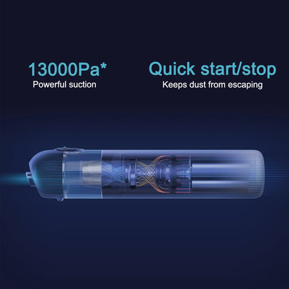 XIAOMI MIJIA Handheld Wireless Vacuum Cleaner,13KPa Suction,For Home Car Cordless Portable Vacuum Cleaner,Max battery life 30min