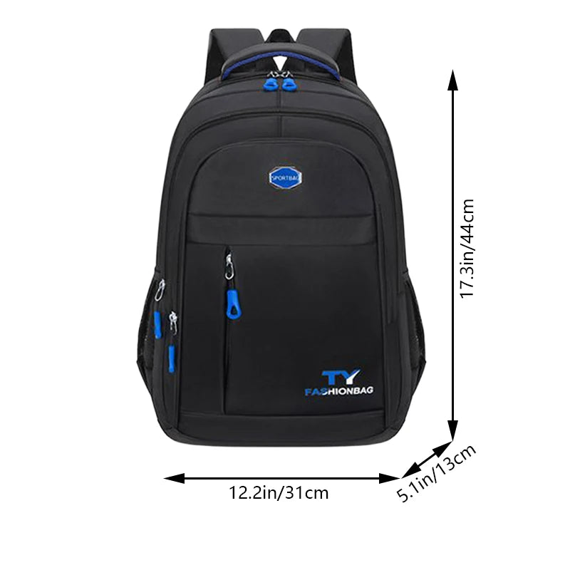 Men's and women's large-capacity trendy outdoor travel casual backpacks and schoolbags, airplane cabin backpacks