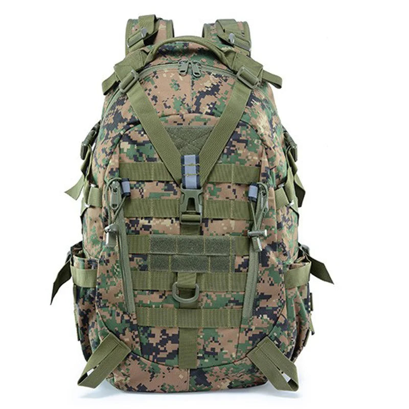 Camping Backpack Men's Bag Travel Bags Tactical Molle Climbing Rucksack Hiking Outdoor Reflective Shoulder Fishing Laptop Bag