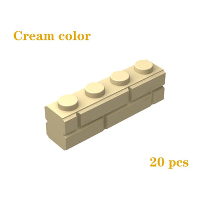 DIY Building Blocks Figures City MOC Thick Wall Bricks Educational Creative Toys for Children Size Compatible with All Brands