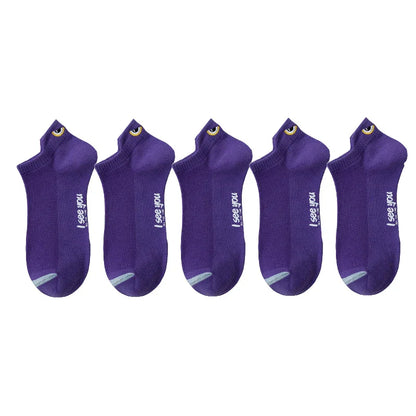 5/10 Pairs Man Short Socks Ankle Boat Socks Breathable Casual Athletic Socks Women Summer Thin Low-Cut Male Socks