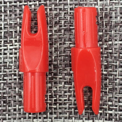 50pcs Arrow Nocks For Carbon Arrow Shaft I.D 6.2mm Plastic Arrow Tails DIY Arrow Knocks Replacement Archery  Hunting shooting