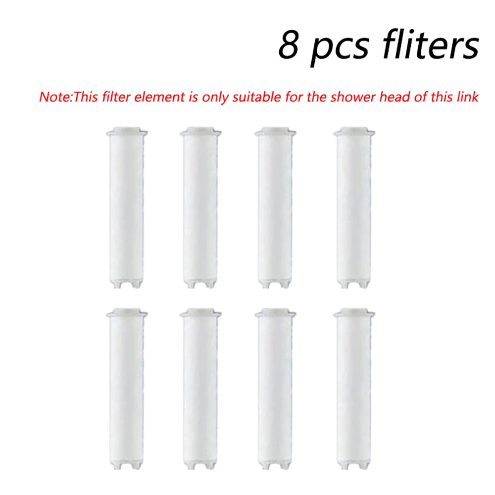 10 Spray One Touch Stop Filtered Shower Head High-Pressure Handheld Water Saving Showerhead Fall Resistance Bath Shower Nozzle