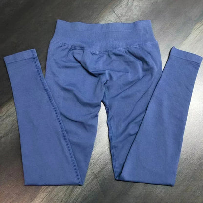 No Logo Scrunch Bum Gym Legging for Women Low Waistband Seamless Yoga Legging Workout Yoga Pants Push Up Sports Tights