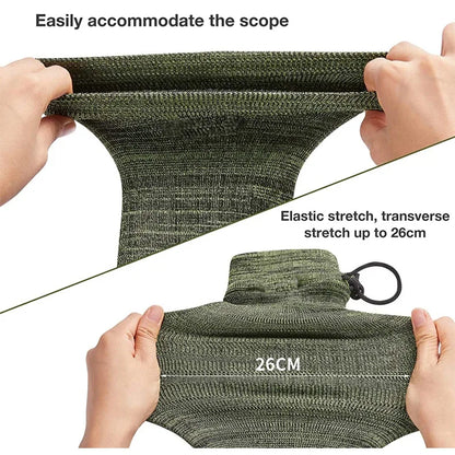 Silicone Treated Gun Socks Flexible Design Knit Hunting Shooting Socks for Rifles Scopes Pistol Grips Hunting Accessories