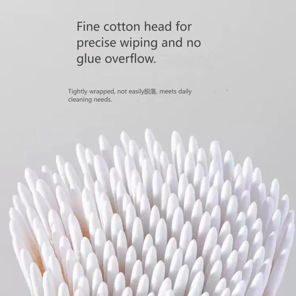 100/300/500 Nails Wooden Tip Cotton Stick Buds Disposable Ultra-Detail Corrector Nail Polish Remover Clean Sticks Manicure Tools