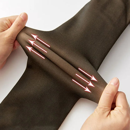 Thermal Stockings Woman Fleece Tights Sexy Winter Warm Pantyhose Translucent Slim Thicken Tights Elastic Velvet Pantyhose Female