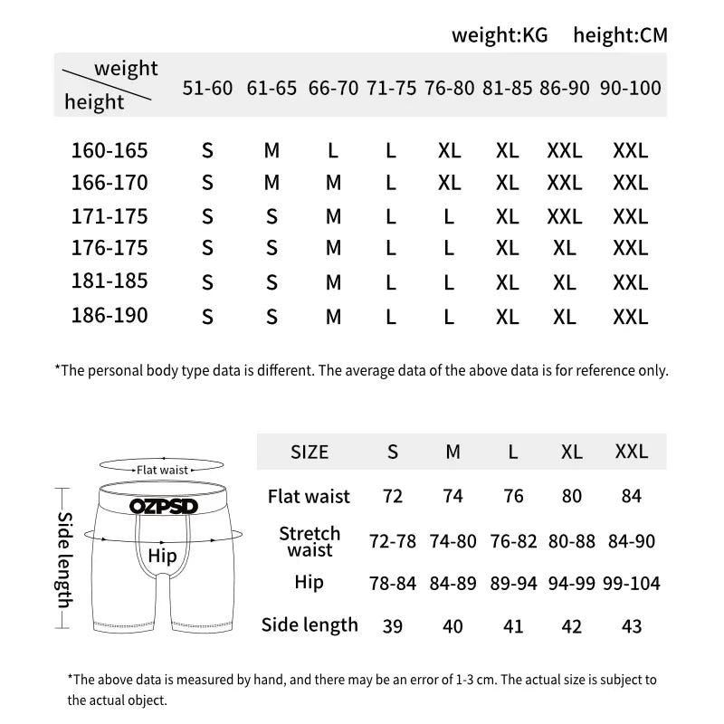 ETHIKA 1Pcs Men Underwear Sexy Boxershorts Breathable Mens Trunks Plus Size S-3XL Man Swimming Underpants Men's Panties Boxers