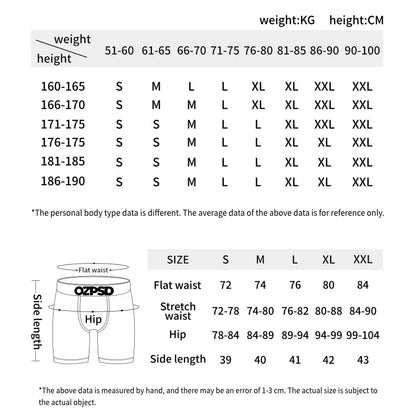 ETHIKA 1Pcs Men Underwear Sexy Boxershorts Breathable Mens Trunks Plus Size S-3XL Man Swimming Underpants Men's Panties Boxers